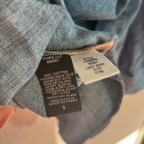 Nili Lotan Travis Denim Shirt, size S - Picture 6 of 6